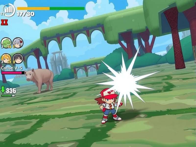 Quepem Energetic Fighter Game Character